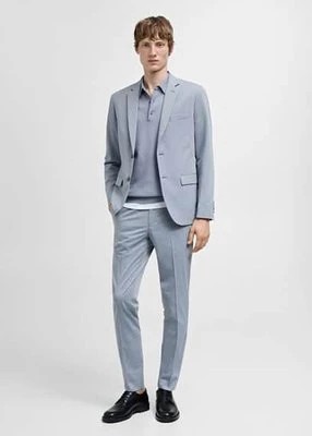 Zdjęcie produktu Marynarka garniturowa super slim fit z tkaniny stretch mango man