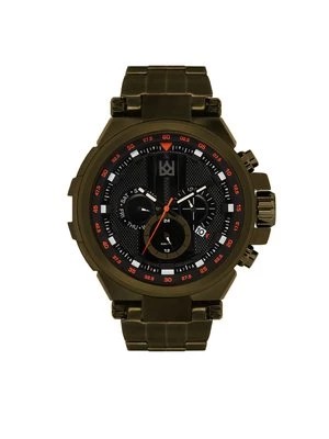 Zdjęcie produktu Masywny zegarek męski w kolorze khaki Kazar