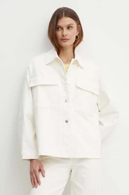 Zdjęcie produktu MAX&Co. kurtka jeansowa damska kolor beżowy przejściowa oversize 2416041023200