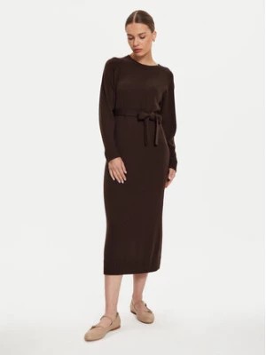 Zdjęcie produktu Max Mara Leisure Sukienka dzianinowa Scrivia 24263260 Brązowy Regular Fit