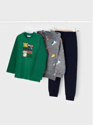 Zdjęcie produktu Mayoral Komplet bluza, bluzka i spodnie 4.871 Kolorowy Regular Fit