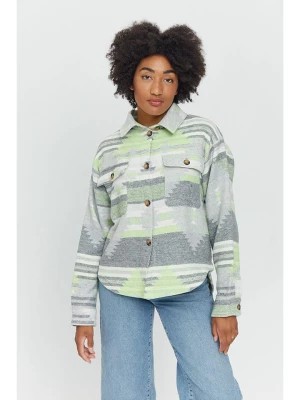 Zdjęcie produktu MAZINE Kurtka koszulowa "Aira" w kolorze szaro-zielonym rozmiar: M