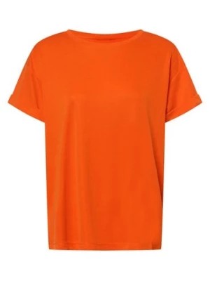 Zdjęcie produktu mbyM T-shirt damski Kobiety Sztuczne włókno pomarańczowy jednolity,