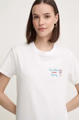 Zdjęcie produktu MC2 Saint Barth t-shirt bawełniany damski kolor biały