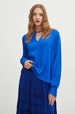 Zdjęcie produktu Medicine bluzka damska kolor niebieski gładka