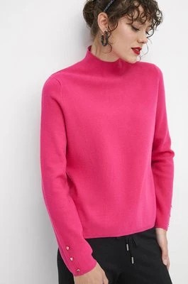 Zdjęcie produktu Medicine sweter damski kolor różowy z półgolfem