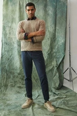Zdjęcie produktu Medicine sweter z domieszką wełny męski kolor beżowy