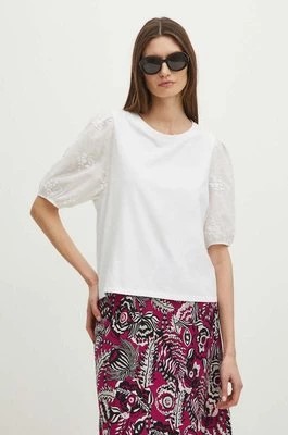 Zdjęcie produktu Medicine t-shirt bawełniany damski kolor biały