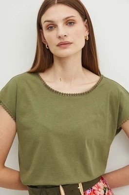 Zdjęcie produktu Medicine t-shirt bawełniany damski kolor zielony