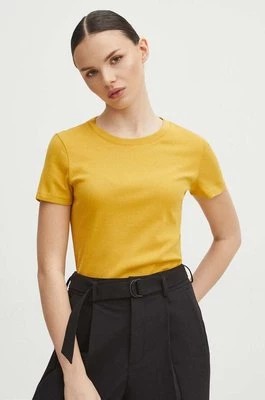 Zdjęcie produktu Medicine t-shirt bawełniany kolor żółty