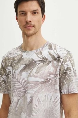 Zdjęcie produktu Medicine t-shirt bawełniany męski kolor beżowy wzorzysty
