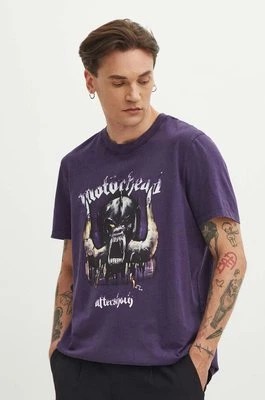 Zdjęcie produktu Medicine t-shirt bawełniany męski kolor fioletowy z nadrukiem
