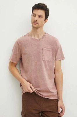 Zdjęcie produktu Medicine t-shirt bawełniany męski kolor różowy gładki