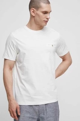 Zdjęcie produktu Medicine t-shirt bawełniany męskie kolor beżowy gładki