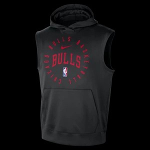 Zdjęcie produktu Męska bluza z kapturem bez rękawów Nike Dri-FIT NBA Chicago Bulls Spotlight - Czerń