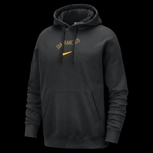 Zdjęcie produktu Męska bluza z kapturem Nike NBA Golden State Warriors Club Fleece City Edition - Czerń