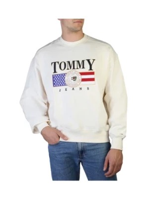 Zdjęcie produktu Męska Długa Bluza z Bawełny Tommy Hilfiger