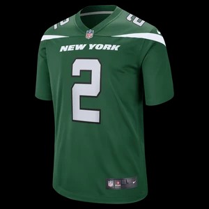Zdjęcie produktu Męska koszulka meczowa do futbolu amerykańskiego NFL New York Jets (Zach Wilson) - Zieleń Nike