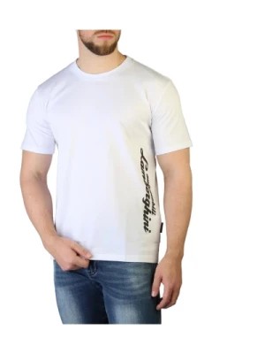 Zdjęcie produktu Męska koszulka z nadrukiem logo Automobili Lamborghini