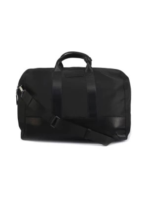 Zdjęcie produktu Męska torba podróżna z odpinanym paskiem na ramię Emporio Armani