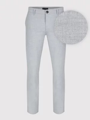 Zdjęcie produktu Męskie jasnoszare gładkie spodnie Pako Lorente