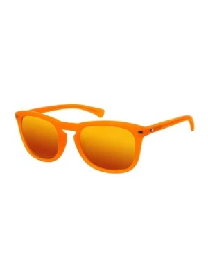 Zdjęcie produktu Męskie Okulary Przeciwsłoneczne w Kolorze Pomarańczowym z Lustrzanymi Soczewkami Calvin Klein