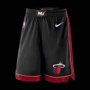 Zdjęcie produktu Męskie spodenki Nike NBA Swingman Miami Heat Icon Edition - Czerń