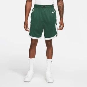 Zdjęcie produktu Męskie spodenki Nike NBA Swingman Milwaukee Bucks IconEdition - Zieleń