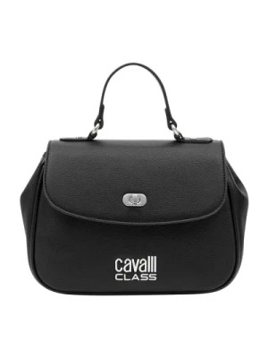 Zdjęcie produktu Metaliczna torebka damska z poliuretanu Cavalli Class