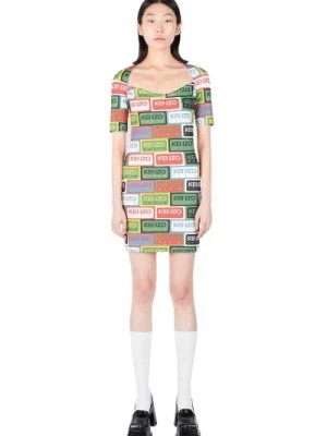 Zdjęcie produktu Metropolitalna Graficzna Sukienka Midi Kenzo