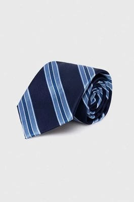 Zdjęcie produktu Michael Kors krawat jedwabny kolor granatowy MK0DT00086