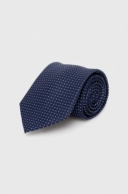 Zdjęcie produktu Michael Kors krawat jedwabny kolor granatowy MK0DT00074