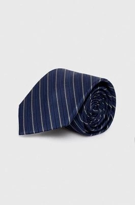 Zdjęcie produktu Michael Kors krawat jedwabny kolor granatowy MK0DT00081