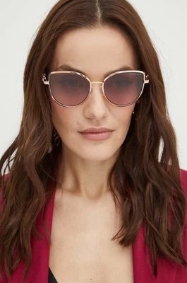 Zdjęcie produktu Michael Kors okulary przeciwsłoneczne CATALONIA damskie kolor złoty 0MK1144B