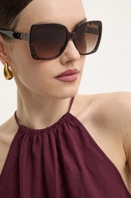 Zdjęcie produktu Michael Kors okulary przeciwsłoneczne NICE damskie kolor brązowy 0MK2213