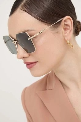 Zdjęcie produktu Michael Kors okulary przeciwsłoneczne SANYA damskie kolor złoty 0MK1157D