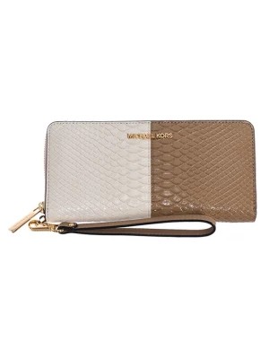 Zdjęcie produktu Michael Kors Portfel w kolorze karmelowo-kremowym - 21 x 10,5 x 3 cm rozmiar: onesize