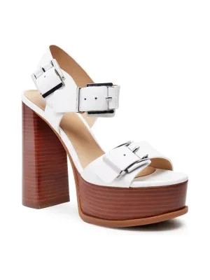Zdjęcie produktu Michael Kors Skórzane sandały na słupku COLBY