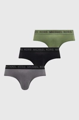 Zdjęcie produktu Michael Kors slipy 3-pack męskie kolor zielony
