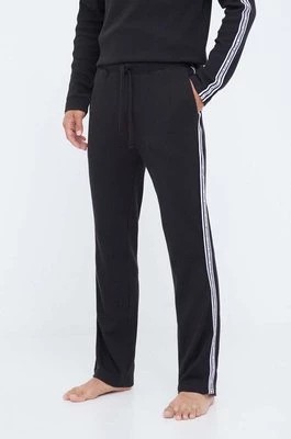 Zdjęcie produktu Michael Kors spodnie bawełniane lounge kolor czarny z aplikacją 6F35P13081