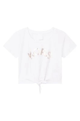 Zdjęcie produktu Michael Kors t-shirt bawełniany dziecięcy R15114.114.150 kolor biały