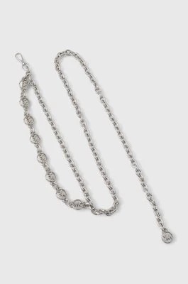 Zdjęcie produktu MICHAEL Michael Kors pasek damski kolor srebrny