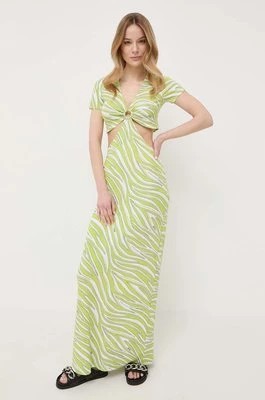Zdjęcie produktu MICHAEL Michael Kors sukienka kolor zielony maxi dopasowana