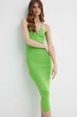 Zdjęcie produktu MICHAEL Michael Kors sukienka kolor zielony midi dopasowana