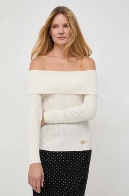 Zdjęcie produktu MICHAEL Michael Kors sweter wełniany damski kolor beżowy