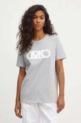 Zdjęcie produktu MICHAEL Michael Kors t-shirt bawełniany damski kolor szary