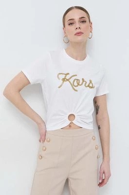 Zdjęcie produktu MICHAEL Michael Kors t-shirt bawełniany kolor biały
