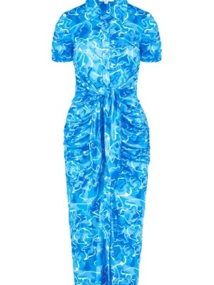 Zdjęcie produktu Midi sukienka z elastycznego dżerseju z nadrukiem Pool Water Jaaf
