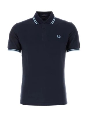 Zdjęcie produktu Midnight Blue Piquet Koszulka Polo , Nowoczesny wszechstronny styl Fred Perry