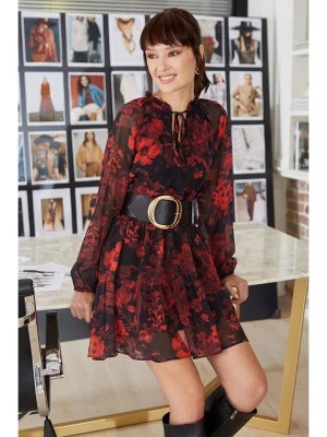 Zdjęcie produktu Milan Kiss Sukienka w kolorze czarno-czerwonym rozmiar: XL